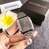 5A 1002 Quartz Watches Vintage Small Square Watch