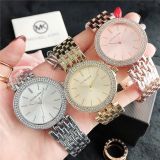 5A 6056D Quartz Watches Women's Crystal-Embellished Rose Gold Watch - Luxury Fashion Wristwatch