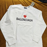 women's casual Cotton Alphabet Print Long sleeve Sweater white
