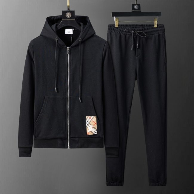 Hooded Cotton Tracksuits Sweatsuits for Men Sweat Track Suits 2 Piece Casual Athletic Jogging Warm Up Full Zip Sportswear Sets