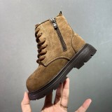 5A Kids Zippered Martin Boots