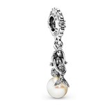 5A Mermaid with Pearl Dangle Charm 798232CZ