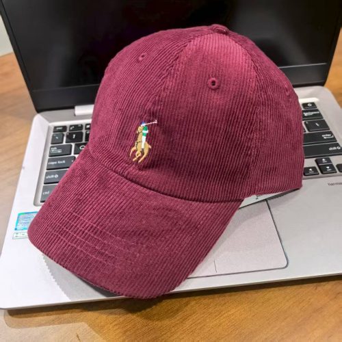 5A Embroidered Corduroy Baseball Cap