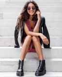 5A Sinclair Soft Leather Platform Boots