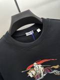 5A Embroidered Equestrian Knight Crewneck Sweatshirt Black