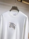 5A Equestrian Knight Patch Embroidered Crewneck Sweatshirt White