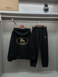 5A Equestrian Knight Stamp Zip Hoodie
