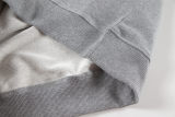 5A Check Trim Cotton Pullover Hoodie