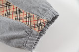 5A Check Trim Cotton Pants