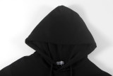 5A Check Trim Cotton Pullover Hoodie