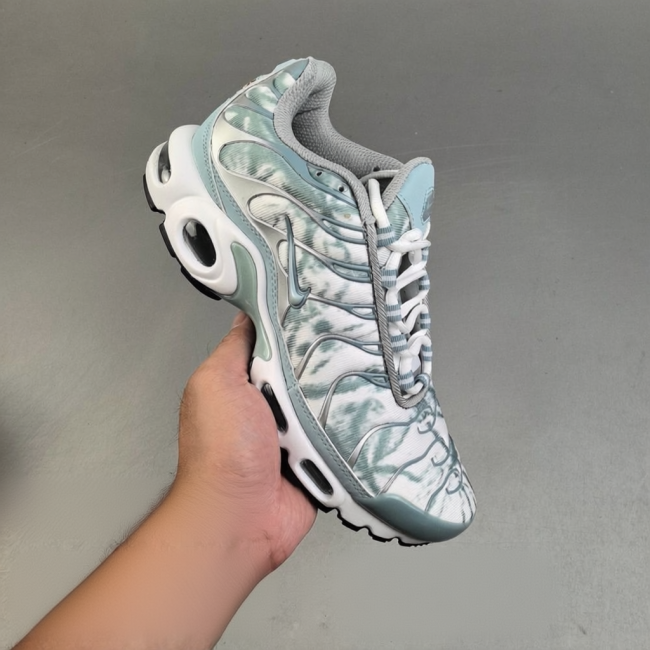 5A Air Max Plus TN Light Grey White Blue – Tuned Air Cushion Retro Sneakers DM0032-027