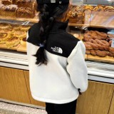 5A 1990 Kids Fleece Liner Vest Stand Collar No Hood Warm Inner Jacket Thermal Base Layer