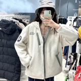5A Embroidered Fleece Jacket Reversible Dual Side Wear