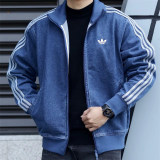 Original Denim Firebird Track Top Stand Collar Jacket