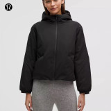 5A Women's Scuba Cotton Full Zip Hoodie Hooded Padded Jacket