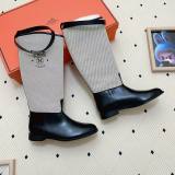 5A Jumping Leather Riding Boots Women's Equestrian Knee High Boots