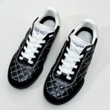5A Quilted Sneakers Women's Leather Low