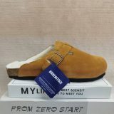 5A Boston Shearling Lined Clog – Warm Faux Fur Indoor/Outdoor Slipper 1001141