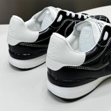 5A Quilted Sneakers Women's Leather Low