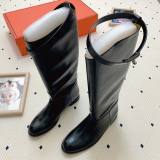 5A Jumping Leather Riding Boots Women's Equestrian Knee High Boots