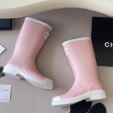 5A Women's 26C High Shaft Waterproof Rubber Boots ﻿