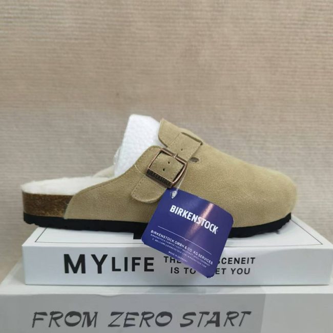 5A Boston Shearling Mule shoes Slipper