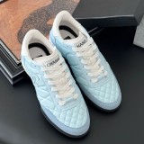 5A Quilted Sneakers Women's Leather Low