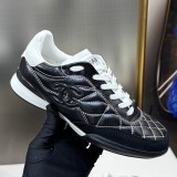 5A Quilted Sneakers Women's Leather Low
