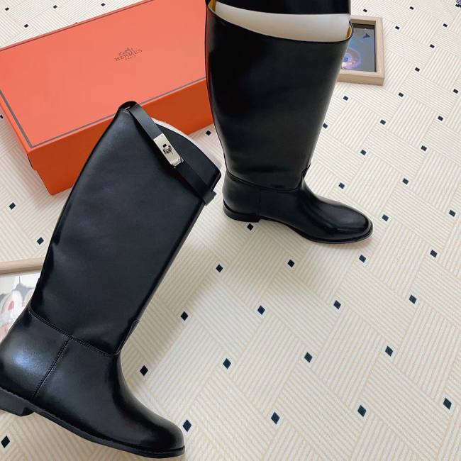 5A Jumping Leather Riding Boots Women's Equestrian Knee High Boots