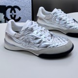 5A Quilted Sneakers Women's Leather Low