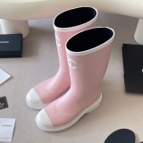 5A Women's 26C High Shaft Waterproof Rubber Boots ﻿