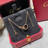5A Love Double Ring Pendant Necklace Bracelet