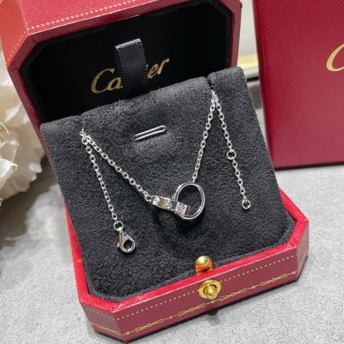 5A Love Double Ring Pendant Necklace Bracelet