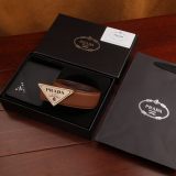 5A Men's Belt & Wallet Gift Set – Saffiano Leather with Triangular Logo 23835