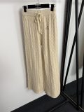 5A Women Cable Knit Sweater And Trousers Set