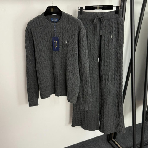 5A Women Cable Knit Sweater And Trousers Set
