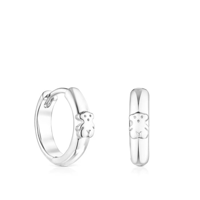 Original Basics Hoop Earrings With Bear