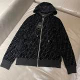 Original FF Print Zip-Up Hooded Tracksuit