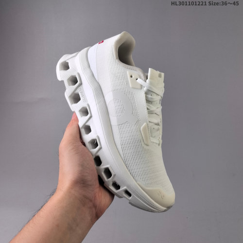 5A Cloudmonster 2 Running Shoes - All White