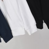 Embroidered Logo Round Neck Long Sleeve Sweater 302#