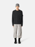 Crew Neck Pullover Loose Cotton Long Sleeve Sweater 349#