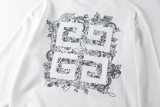Embroidered Logo Men's Crew Neck Long Sleeve Sweatshirt W541#