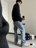 FW24 Dice Crewneck Long Sleeve Sweater Black XB3011#