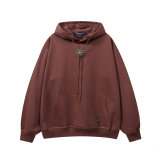 Simple Hoodie Burgundy 9010#