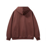 Simple Hoodie Burgundy 9010#