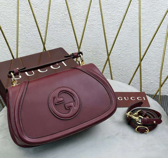 Original 25SS Blondie Shoulder Bag Burgundy