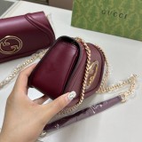 Original 25SS Blondie Shoulder Bag Burgundy