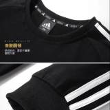 5A Men's Embroidered Fleece Sweatshirt 3-Stripes