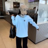 5A Embroidered Fleece Sweatshirt 3-Stripes