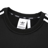 5A Men's Embroidered Fleece Sweatshirt 3-Stripes